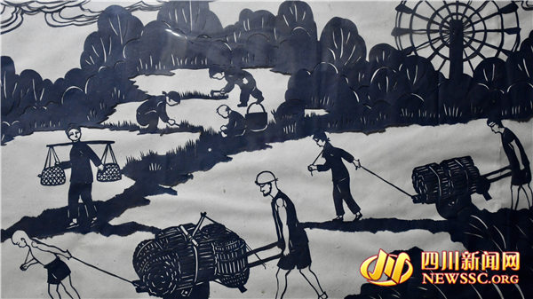 陈世云的农耕题材剪纸