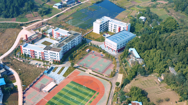 【最美校园竞晒】成都简阳市金马镇九义校-四川文明网