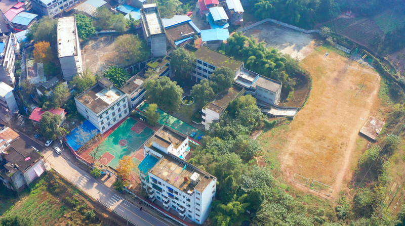 【最美校园竞晒】成都简阳市金马镇九义校-四川文明网