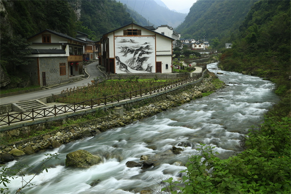 乐山顺河村从古道驿站到美丽乡村的蜕变